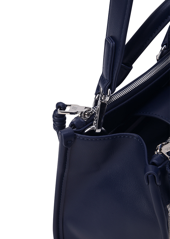 Paisley Tote Bag - Navy