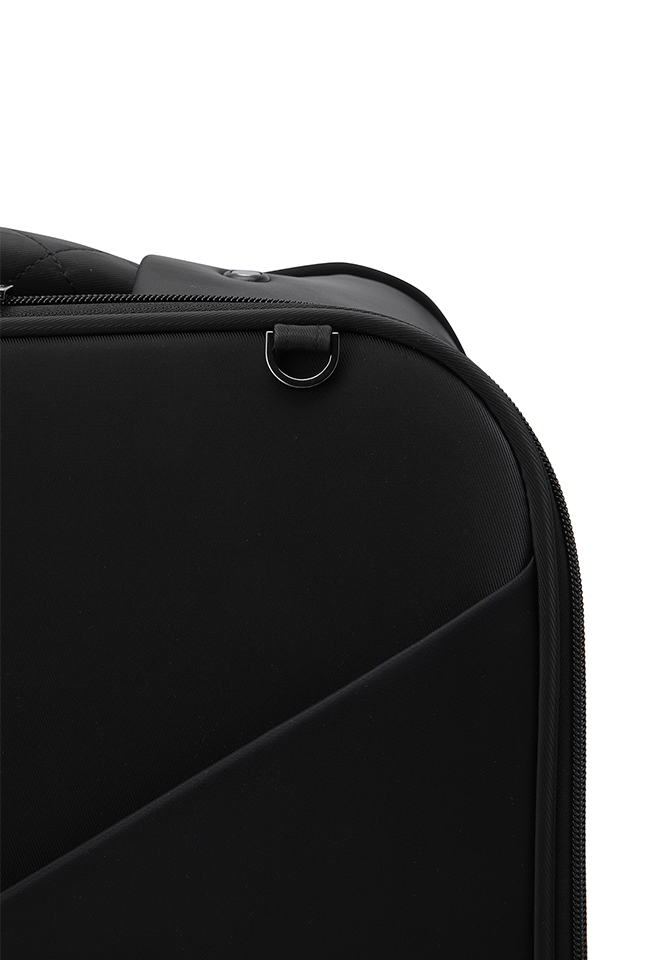 Unisex Incision Trolley Boston Bag - Black