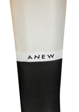 Women's Color Block Stocking - Black