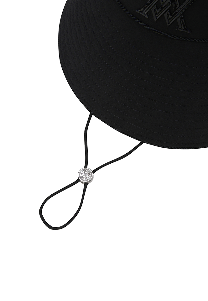 Women's Split-Back Bucket Hat - Black