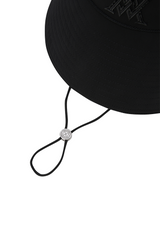 Women's Split-Back Bucket Hat - Black