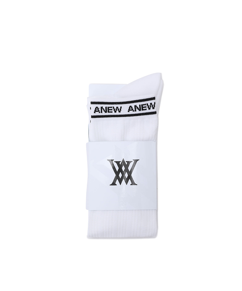 Women's Aqua Mesh Knee Socks - White