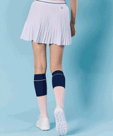 Orange Label Color Blocking Knee Socks - 4 Colors