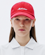 MCC Bio Washed Logo Ball Cap - Red