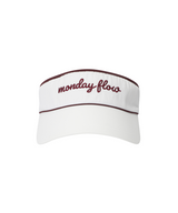 Monday Flow Line Wide Visor - White