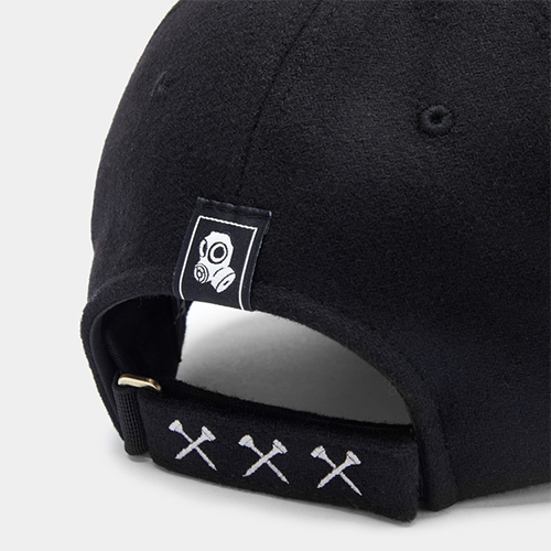 Jamie West Alex Wool Ball Cap - Black