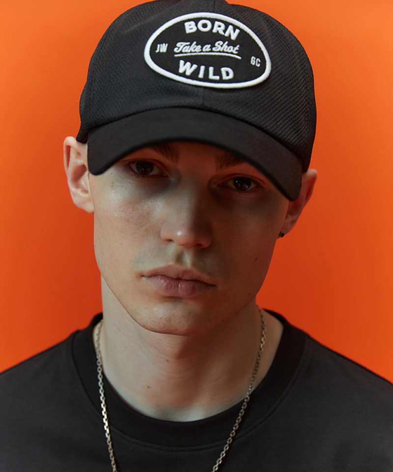 Jamie West Born Wild Full Meshcap - Black