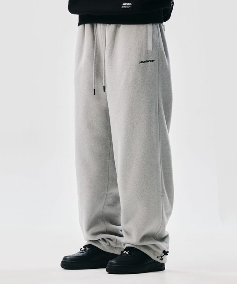 Jamie West Fleece Nylon Reversible Pants - Gray