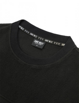 Jamie West Light Fleece Nylon Pocket Pullover - Black