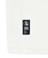 Jamie West Logo Performance Henley Collar T-Shirts - White