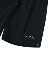 Jamie West Side Ventilation Zip-Up Shorts - Black
