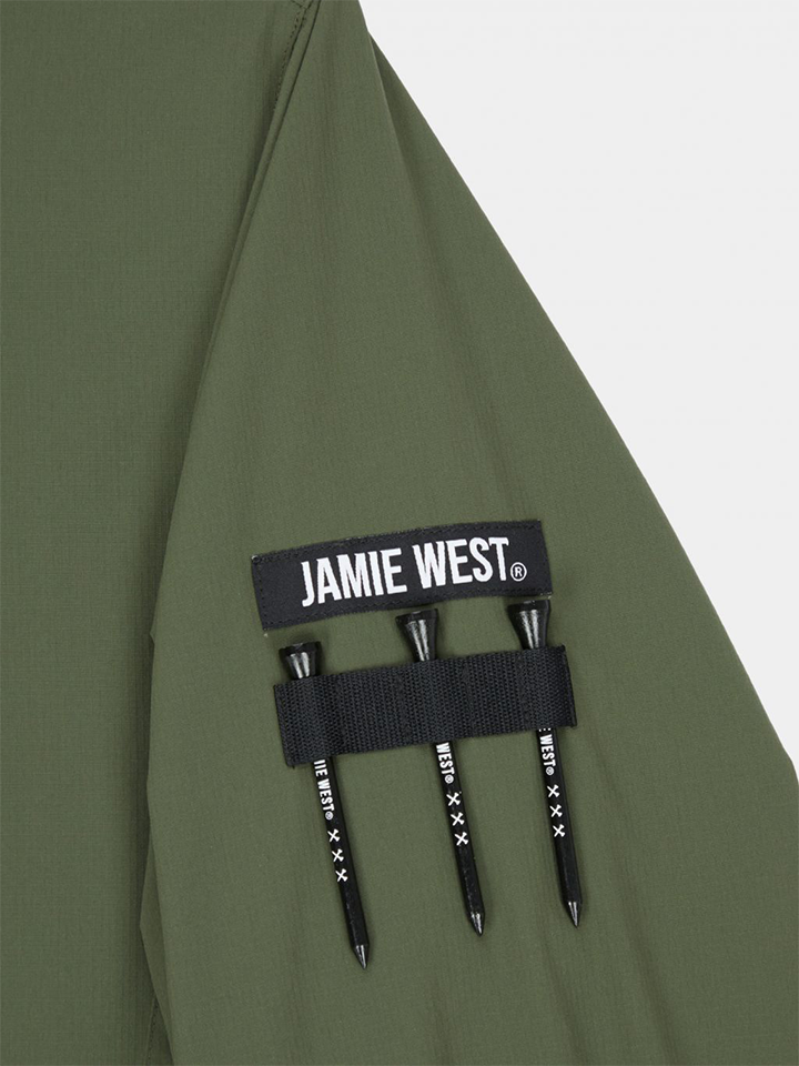 Jamie West US Roundneck Woven Pullover - Khaki