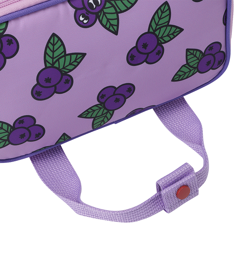 Lunch Cooler Bag Shoulder Strap Blueberry - Purple
