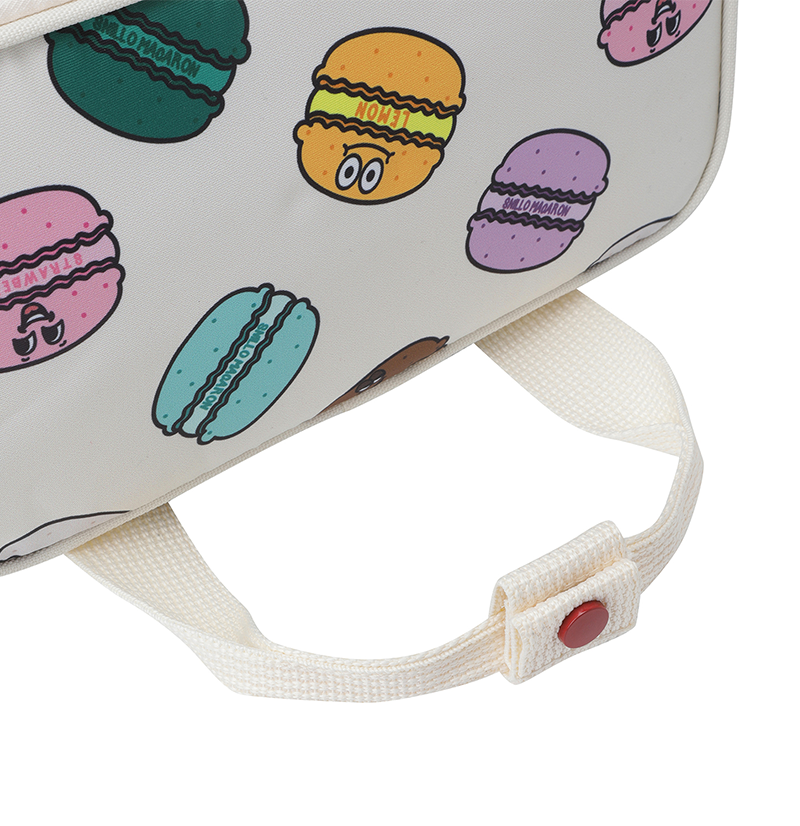 Lunch Cooler Bag Shoulder Strap Macaron - Ivory