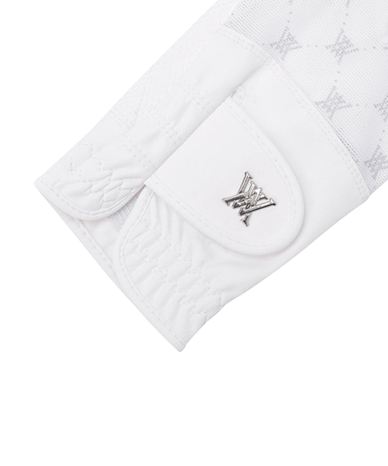 Women's Monogram See-Through Glove (PAIR) - White