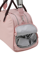 Uni Vintage Leather Boston Bag - Pink