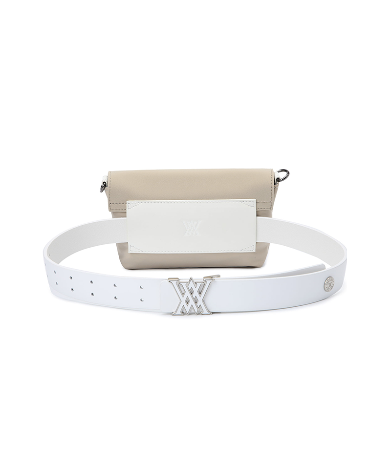 Women's Twinkle Belt Pouch - Ivory