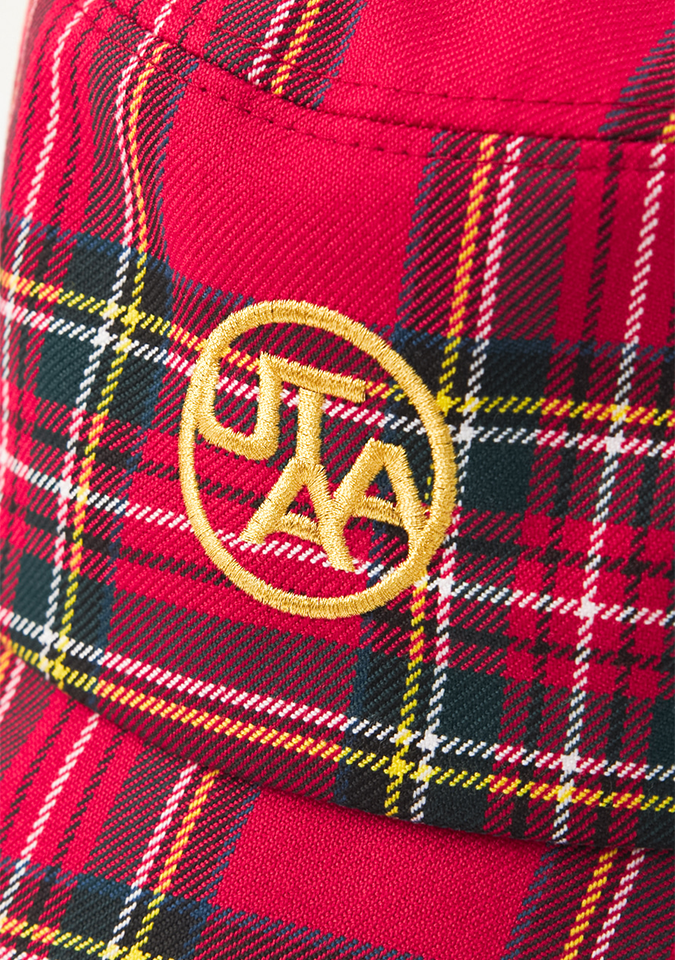 UTAA Women's Scotch Multi Tartan Check Bucket Hat - Pink