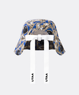 UTAA Women's Color Season Baroque Back Open Bucket Hat - Blue