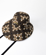 UTAA Women's Midnight Panther Baroque Bucket Hat - Black