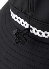 UTAA Atelier Braid Color Bucket Hat - Black