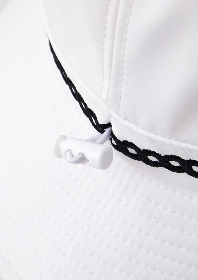 UTAA Atelier Braid Color Bucket Hat - White
