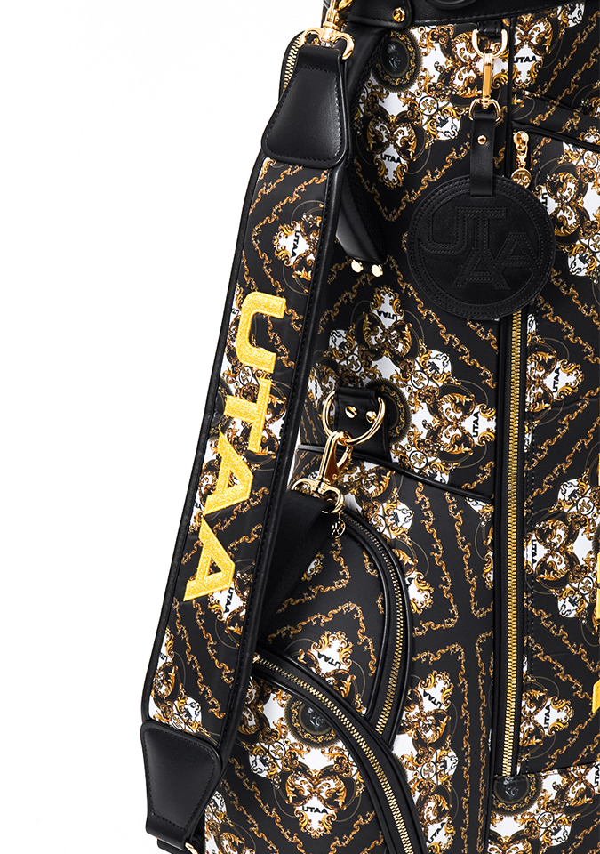 UTAA Midnight Panther Baroque Strand Caddie Bag - Black