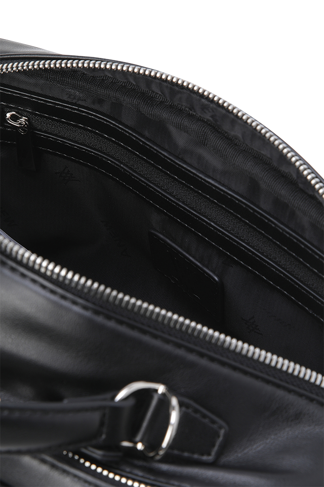 Women's Padded Color Pouch - Black