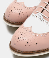 ALL CLASSIC Golf Noble Wingtip Classic Golf Shoes - Pink