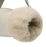 Amazing Cre Fur Hand Warmer - Stone