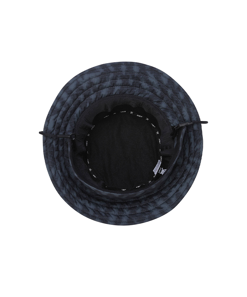 Women's Logo Pattern Hat - Black