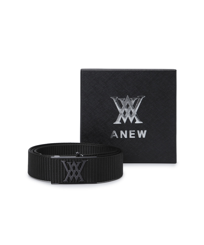 Men's Webbing Auto Belt - Black