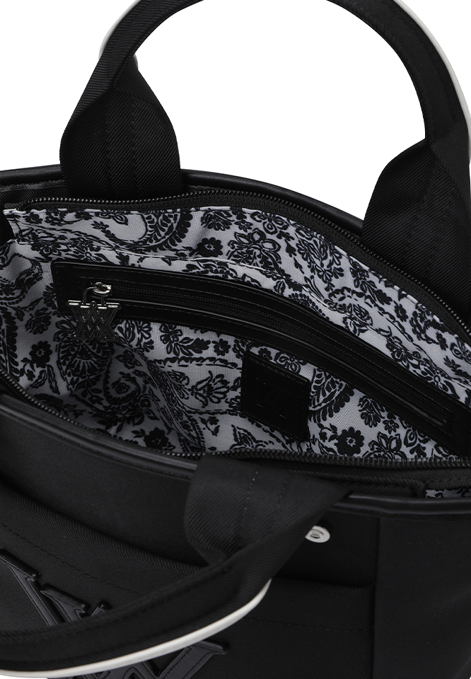 Unisex Color Pop Daily Tote Bag - Black