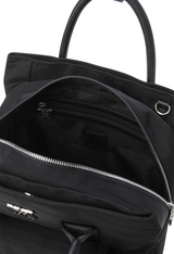Women's Out Pocket Tote Bag - Black