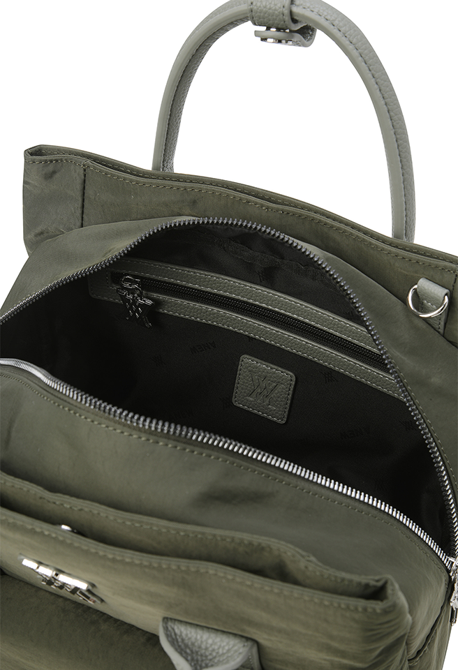 Women's Out Pocket Tote Bag - Khaki