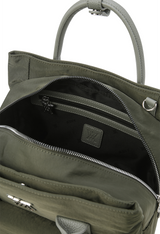 Women's Out Pocket Tote Bag - Khaki