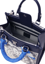 Paisley Tote Bag - Navy