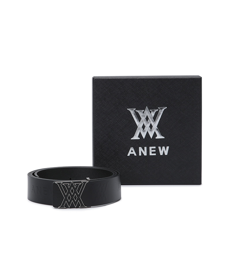 Women's Logo Ring Belt - Black