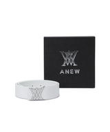 Women's Logo Ring Belt - White