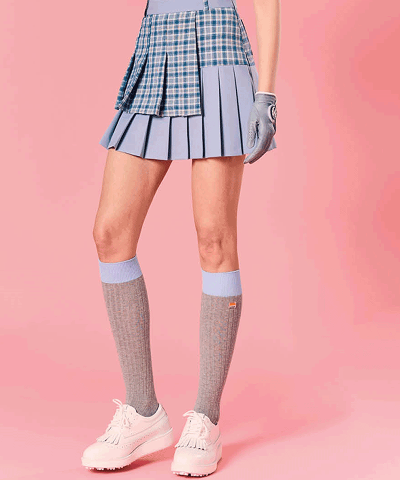 Orange Label Two-Tone Knee Socks - 3 Colors