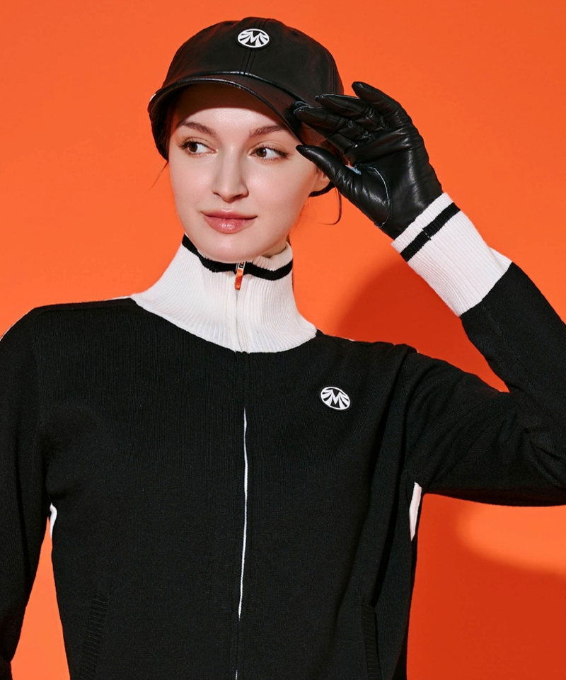 Mahes Leather Ball Cap