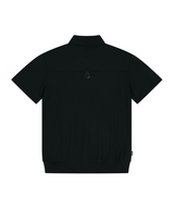 Jamie West Half Zip-up Jersey Collar Point P-Shirts - Black