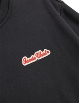 Jamie West Boucle Applique Brushed Sweatshirts - Black