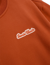 Jamie West Boucle Applique Brushed Sweatshirts - Orange