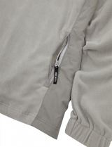 Jamie West Light Fleece Nylon Pocket Pullover - Gray