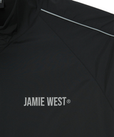 Jamie West No.9 High-Neck Packable Windbreaker - Black