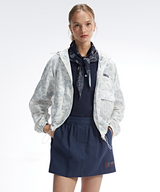 Monday Flow Paisley Triangle Scarf - Navy