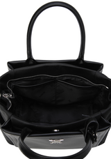 Women's Two Tone Tote Bag - Black