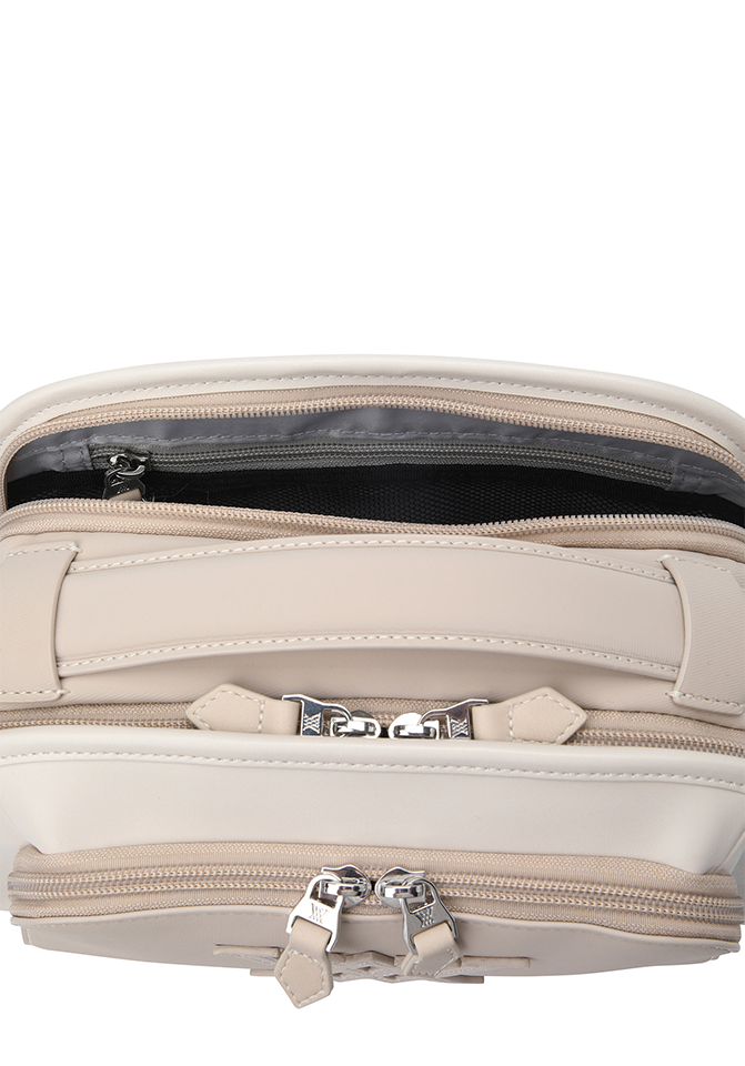 Uni Pocket Two Way Pouch - Light Beige