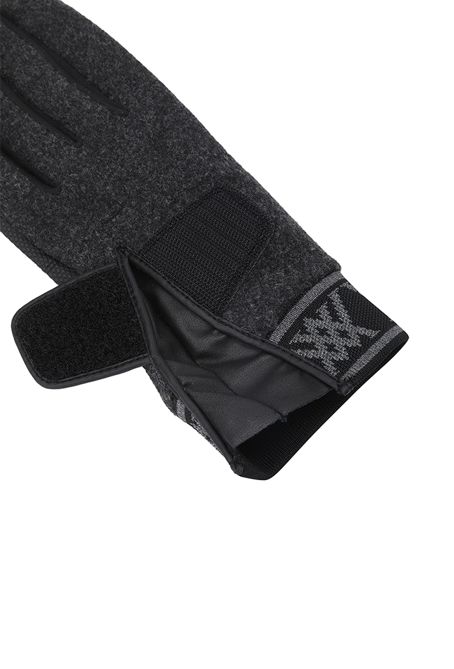 Men's Old Proof Wool Glove (Pair) - Charcoal Grey